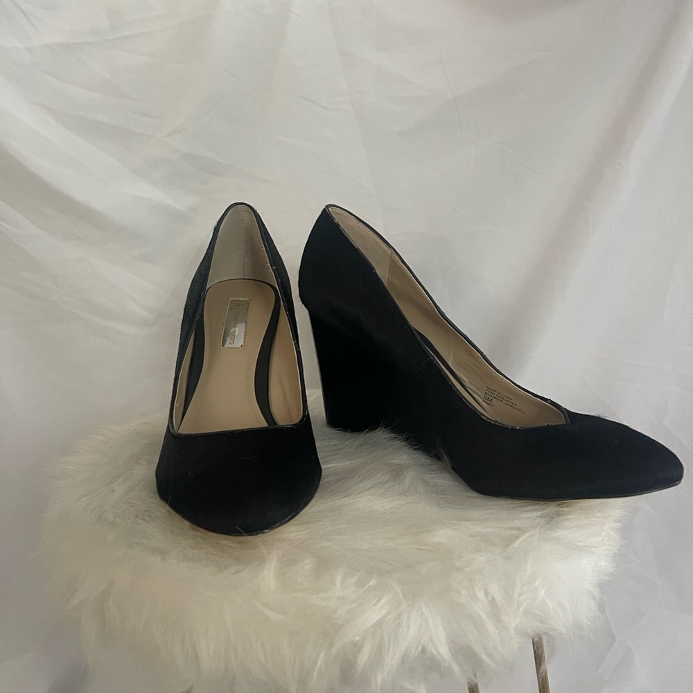 Black Fur Heels